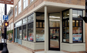 All new Kawneer thermal barrier storefront windows
