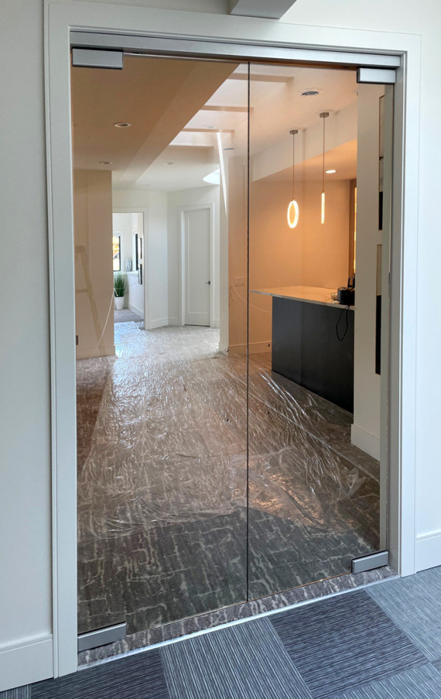 glass doorway (Parade of homes, Waunakee)