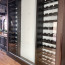 Sliding Tempered Glass Wine Cellar Doors
